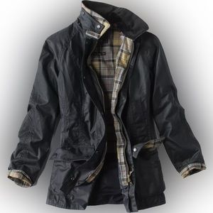 NEW! Barbour Beadnell Waxed Cotton Jacket - Dark Navy - US 4/Small